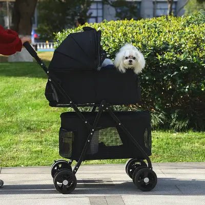 Poussette pour Chien - PetStroller™ - Noir - Bob et Compagnie
