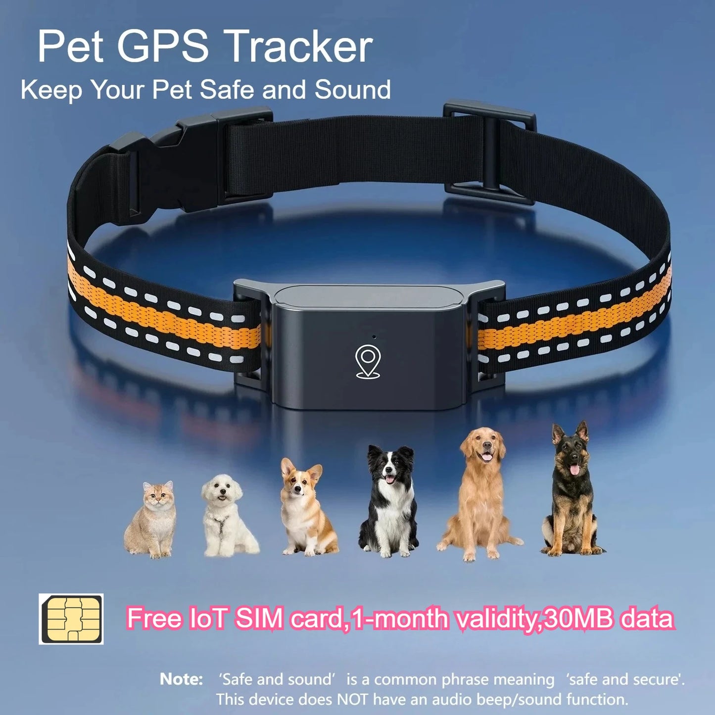 Collier GPS Chien | Traceur Aquaproof