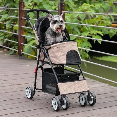 Poussette pour Chien - PetStroller™ - Beige - Bob et Compagnie