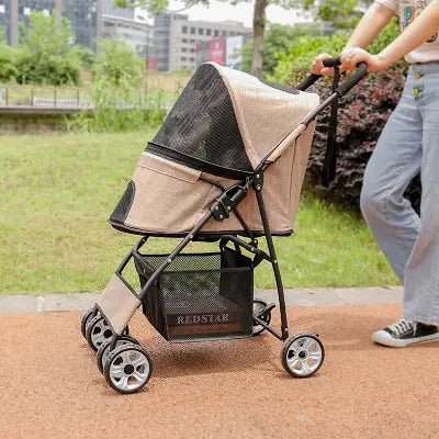 Poussette pour Chien - PetStroller™ - Beige - Bob et Compagnie