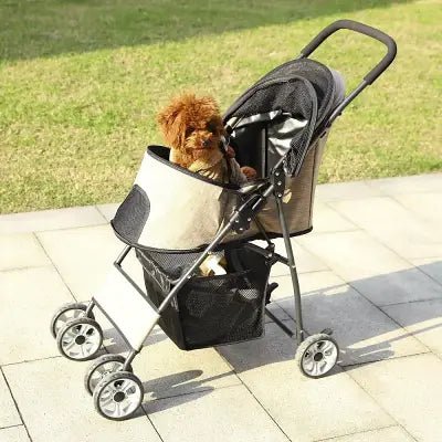 Poussette pour Chien - PetStroller™ - Beige - Bob et Compagnie