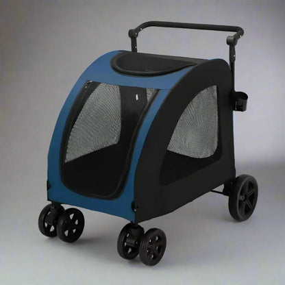 Poussette pour Chien - StrollyPet™ - Bleu - Bob et Compagnie