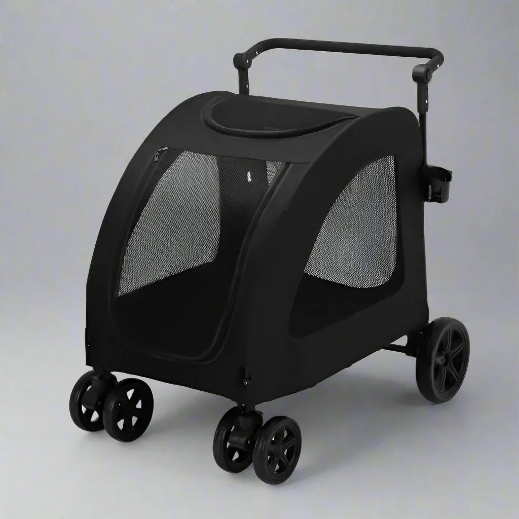 Poussette pour Chien - StrollyPet™ - Noir - Bob et Compagnie