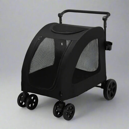 Poussette pour Chien - StrollyPet™ - Noir - Bob et Compagnie
